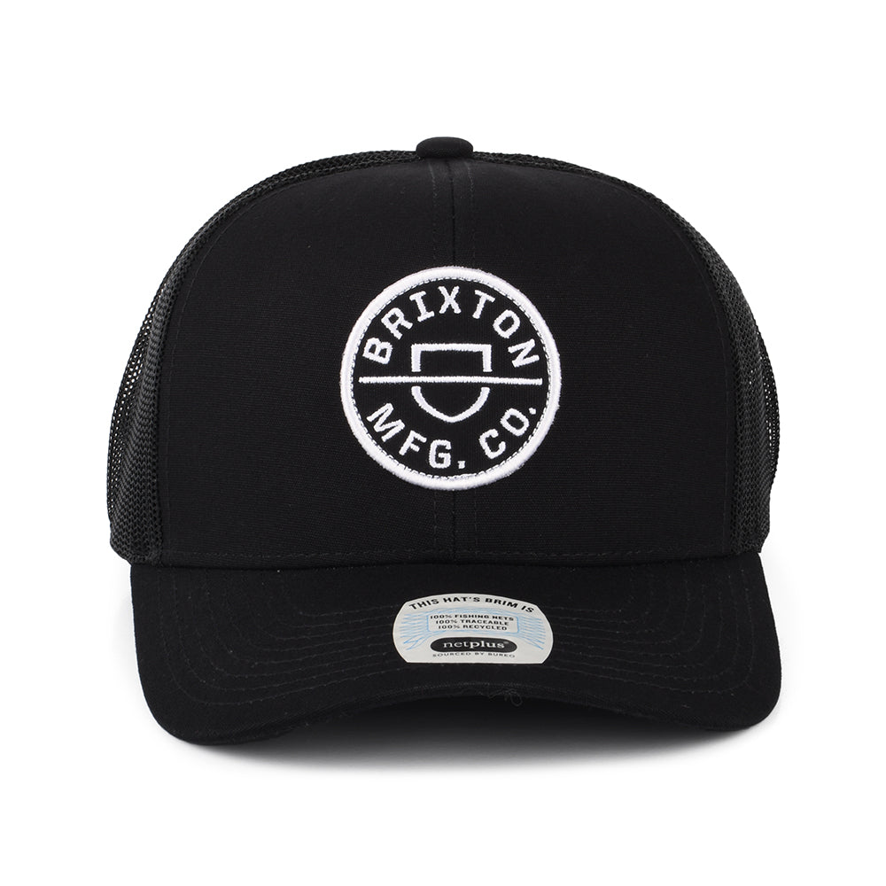 Gorra Trucker Crest NetPlus MP de Brixton - Negro