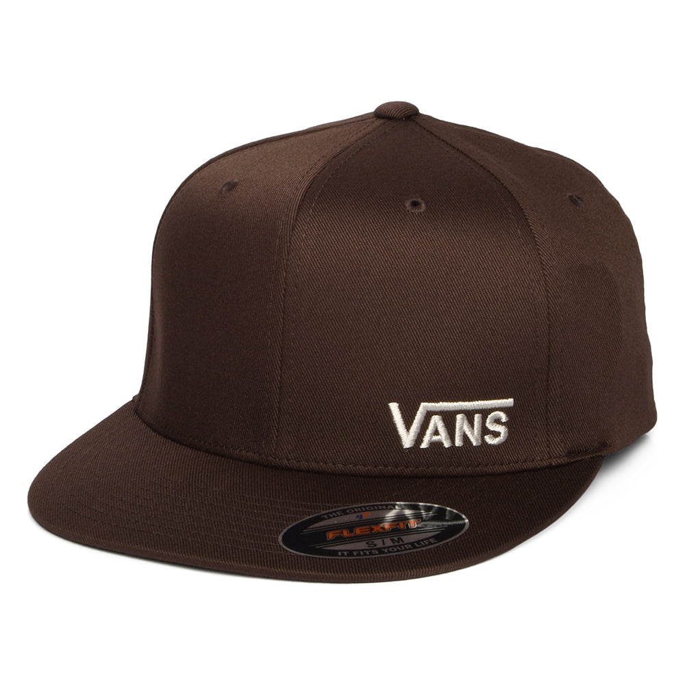 Gorra de béisbol Splitz Flexfit de Vans - Marrón Oscuro