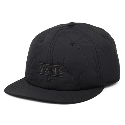 Gorra de béisbol Media caja de acolchado bajo de Vans - Negro