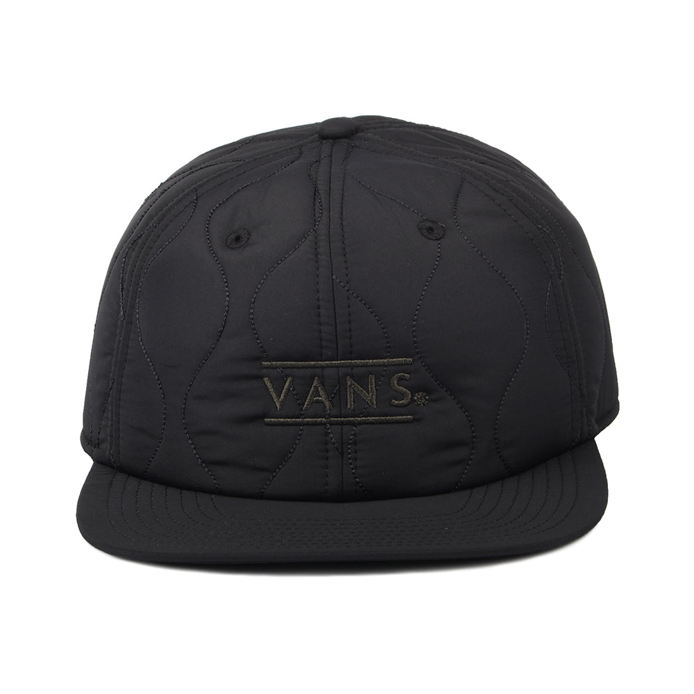 Gorra de béisbol Media caja de acolchado bajo de Vans - Negro