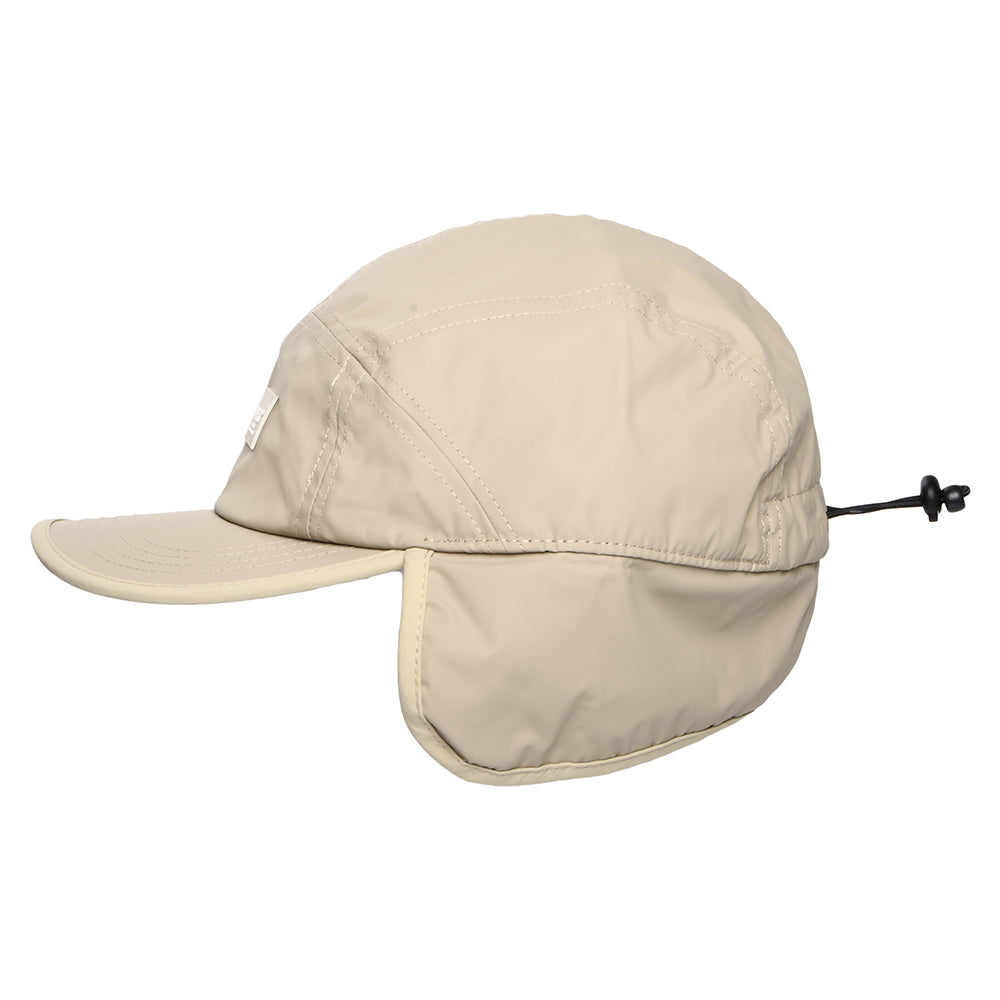 Gorra 5 paneles Hydero resistente al agua con orejeras de Barts - Beige