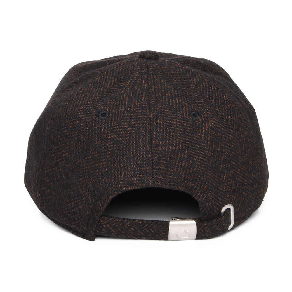 Gorra de béisbol Truman diseño de espiga de Carhartt WIP - Chocolate-Negro