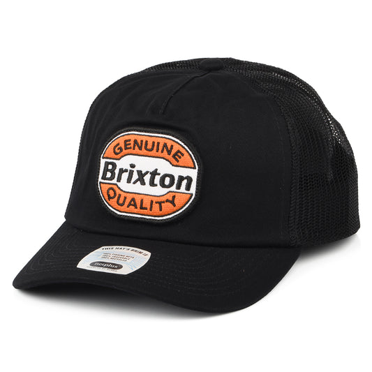 Gorra Trucker Keaton NetPlus MP de Brixton - Negro