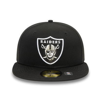 Gorra de béisbol 59FIFTY NFL OTC Las Vegas Raiders de New Era - Negro