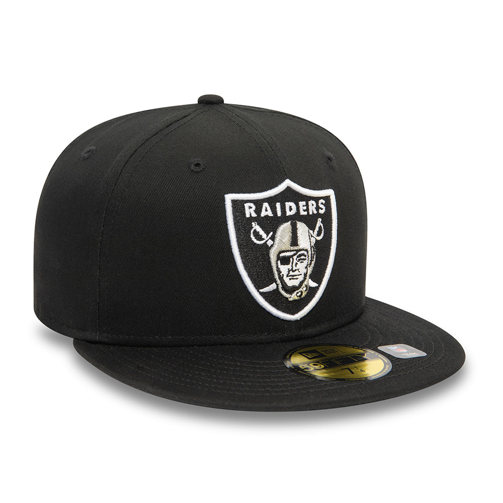 Gorra de béisbol 59FIFTY NFL OTC Las Vegas Raiders de New Era - Negro