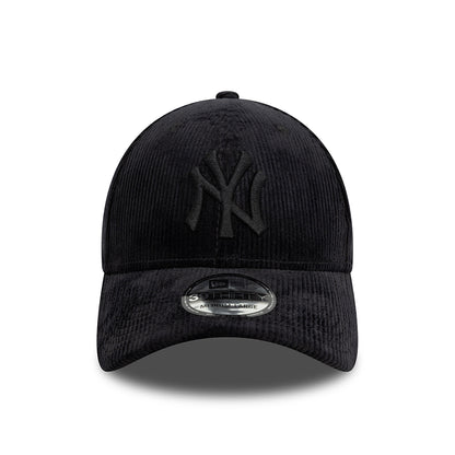 Gorra de béisbol 39THIRTY MLB Cord New York Yankee de New Era - Negro sobre Negro