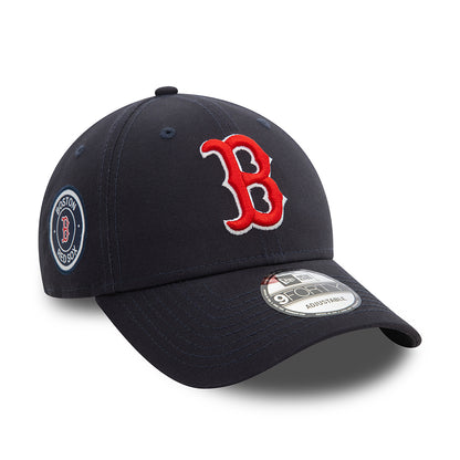 Gorra de béisbol 9FORTY MLB Side Patch Boston Red Sox de New Era - Azul Marino