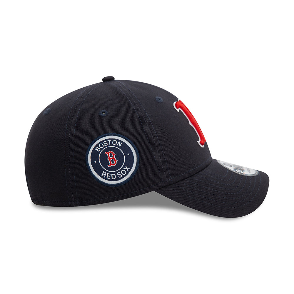 Gorra de béisbol 9FORTY MLB Side Patch Boston Red Sox de New Era - Azul Marino