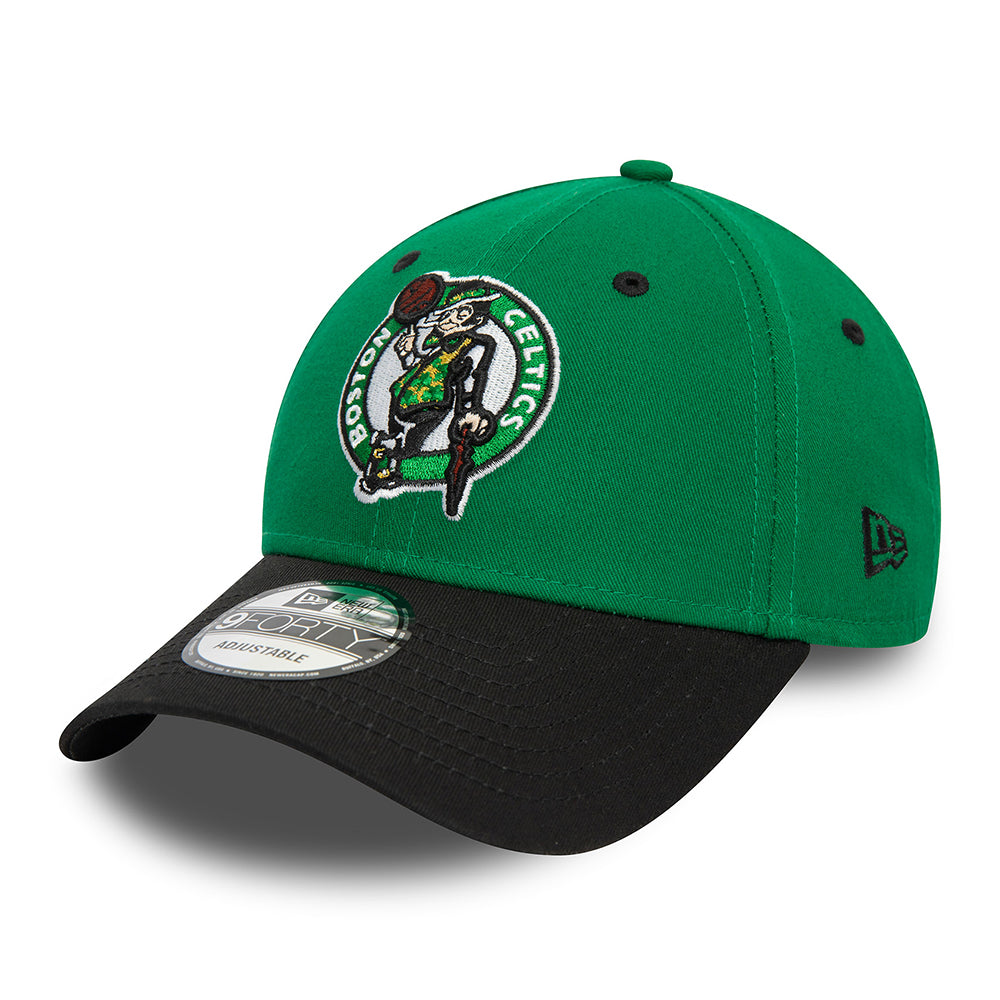 Gorra de béisbol 9FORTY NBA Side Patch Boston Celtics de New Era - Verde-Negro