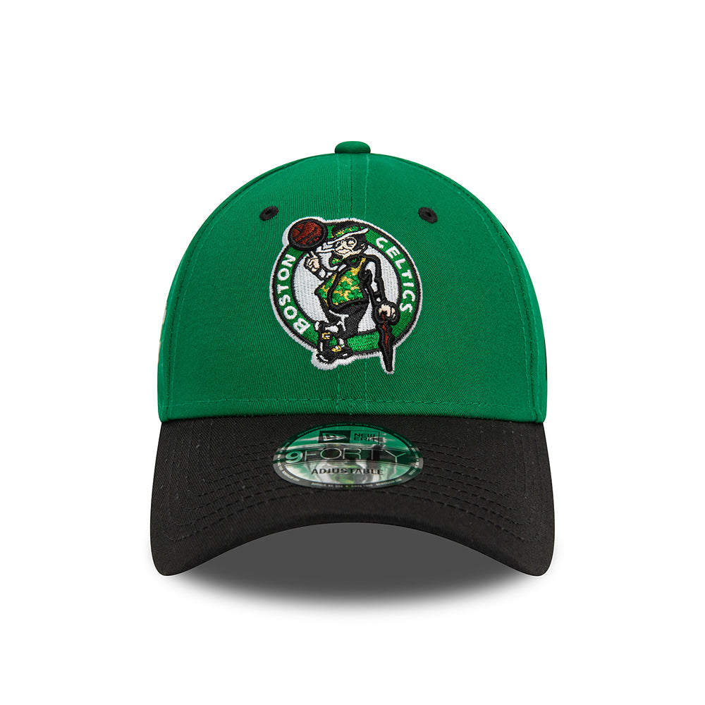 Gorra de béisbol 9FORTY NBA Side Patch Boston Celtics de New Era - Verde-Negro