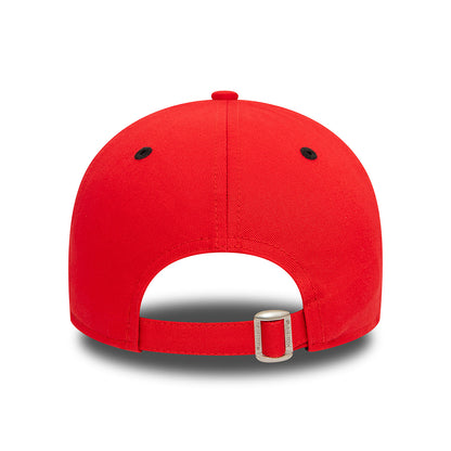 Gorra de béisbol 9FORTY NBA Side Patch Chicago Bulls de New Era - Rojo-Negro