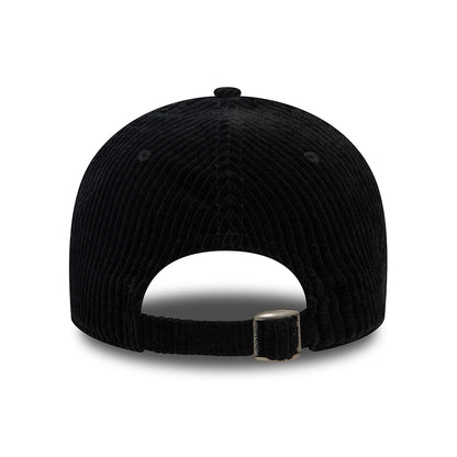 Gorra de béisbol 9FORTY MLB Cord New York Yankees de New Era - Negro sobre Negro