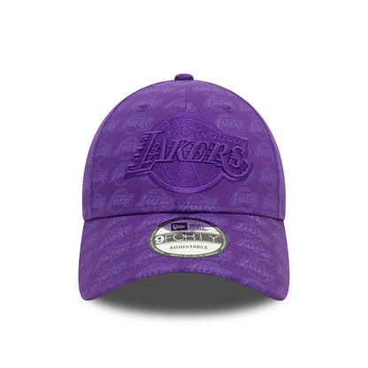 Gorra de béisbol 9FORTY NBA Monogram L.A. Lakers de New Era - Morado