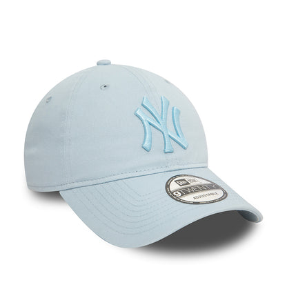 Gorra de béisbol 9TWENTY MLB League Casual de los New York Yankees de New Era - Azul Bebé