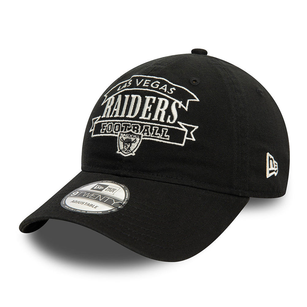 Gorra de béisbol 9TWENTY NFL Retro Las Vegas Raiders de New Era - Negro