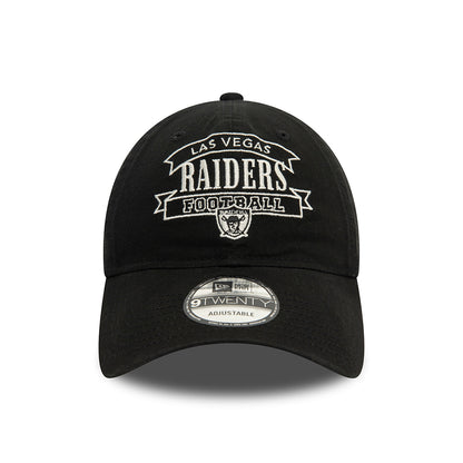 Gorra de béisbol 9TWENTY NFL Retro Las Vegas Raiders de New Era - Negro