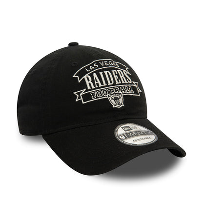 Gorra de béisbol 9TWENTY NFL Retro Las Vegas Raiders de New Era - Negro