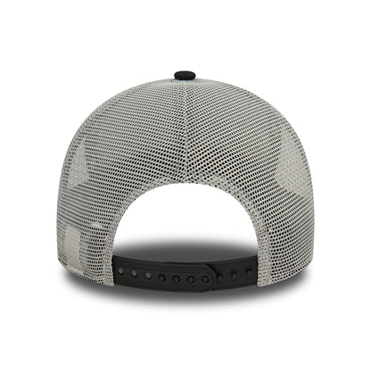 Gorra Trucker A-Frame License Plate de New Era - Negro-Gris