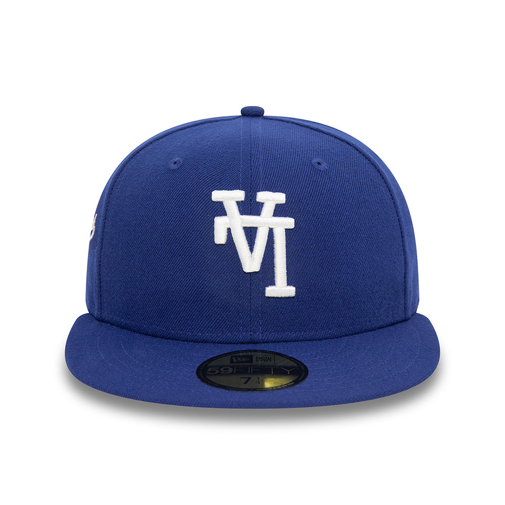 Gorra de béisbol 59FIFTY MLB Upside Down AOP L.A. Dodgers de New Era - Azul Real-Blanco