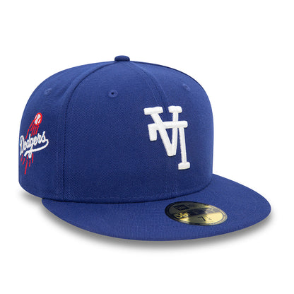 Gorra de béisbol 59FIFTY MLB Upside Down AOP L.A. Dodgers de New Era - Azul Real-Blanco