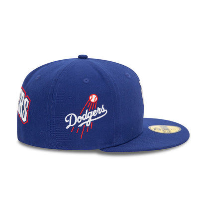 Gorra de béisbol 59FIFTY MLB Upside Down AOP L.A. Dodgers de New Era - Azul Real-Blanco