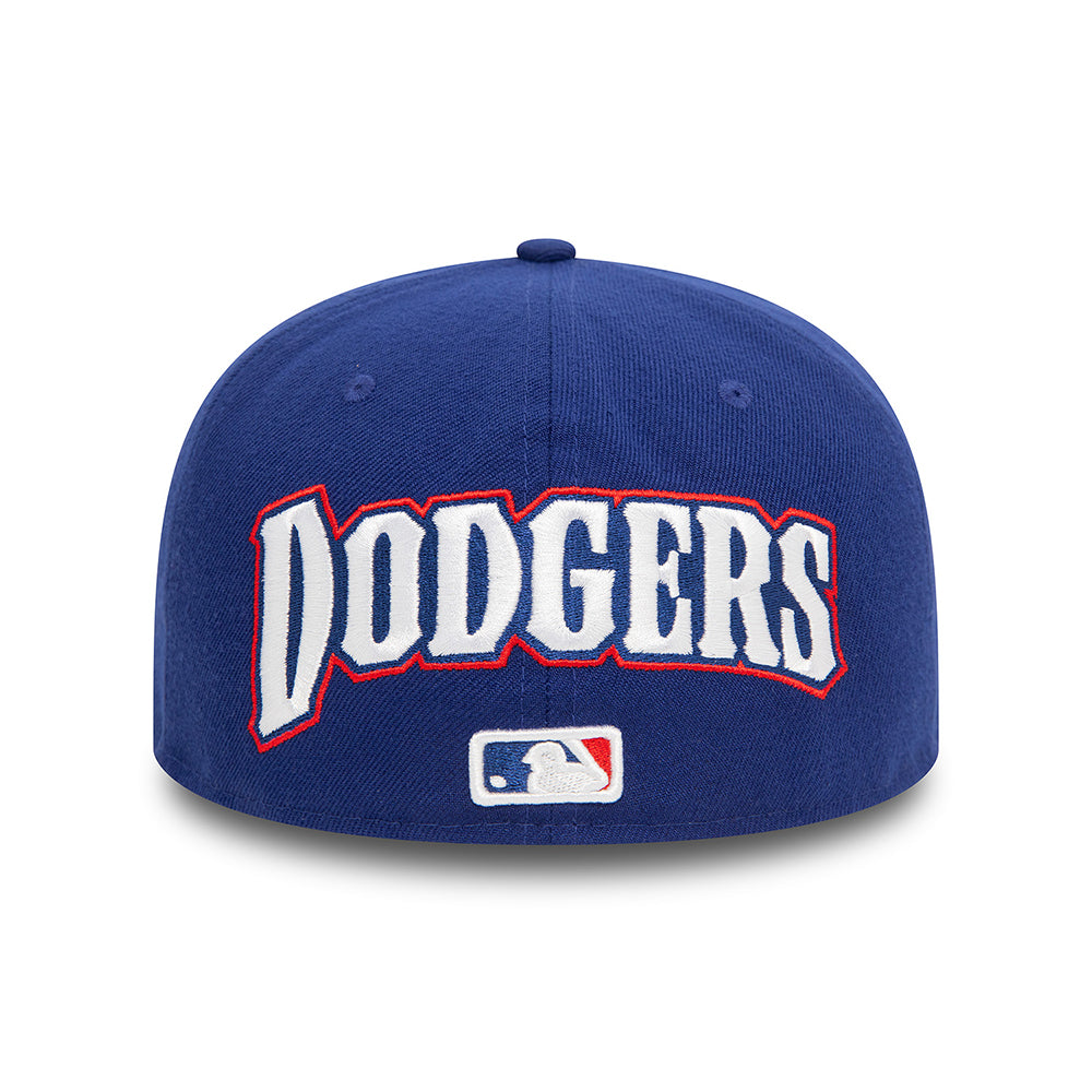 Gorra de béisbol 59FIFTY MLB Upside Down AOP L.A. Dodgers de New Era - Azul Real-Blanco