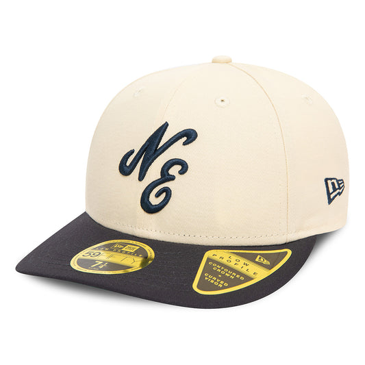 Gorra de béisbol 59FIFTY Perfil Bajo NE Heritage Script de New Era - Piedra-Azul Marino