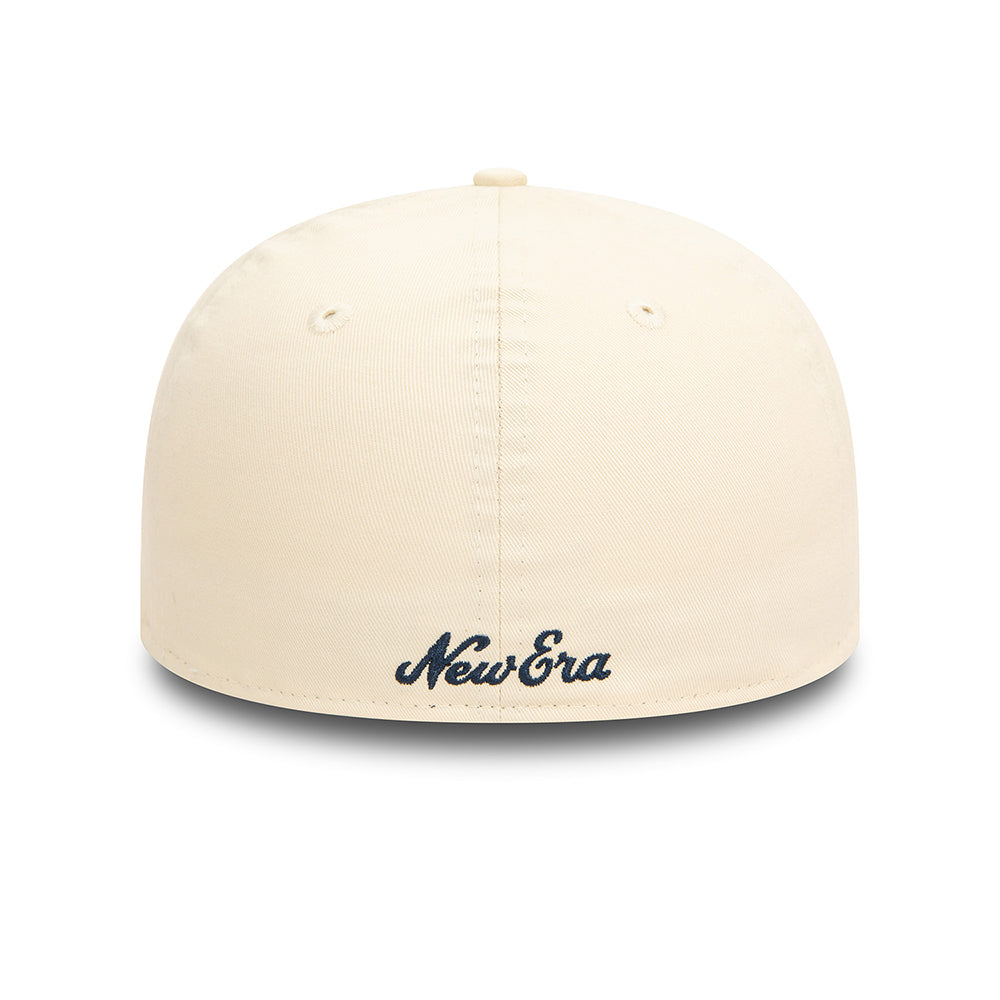 Gorra de béisbol 59FIFTY Perfil Bajo NE Heritage Script de New Era - Piedra-Azul Marino