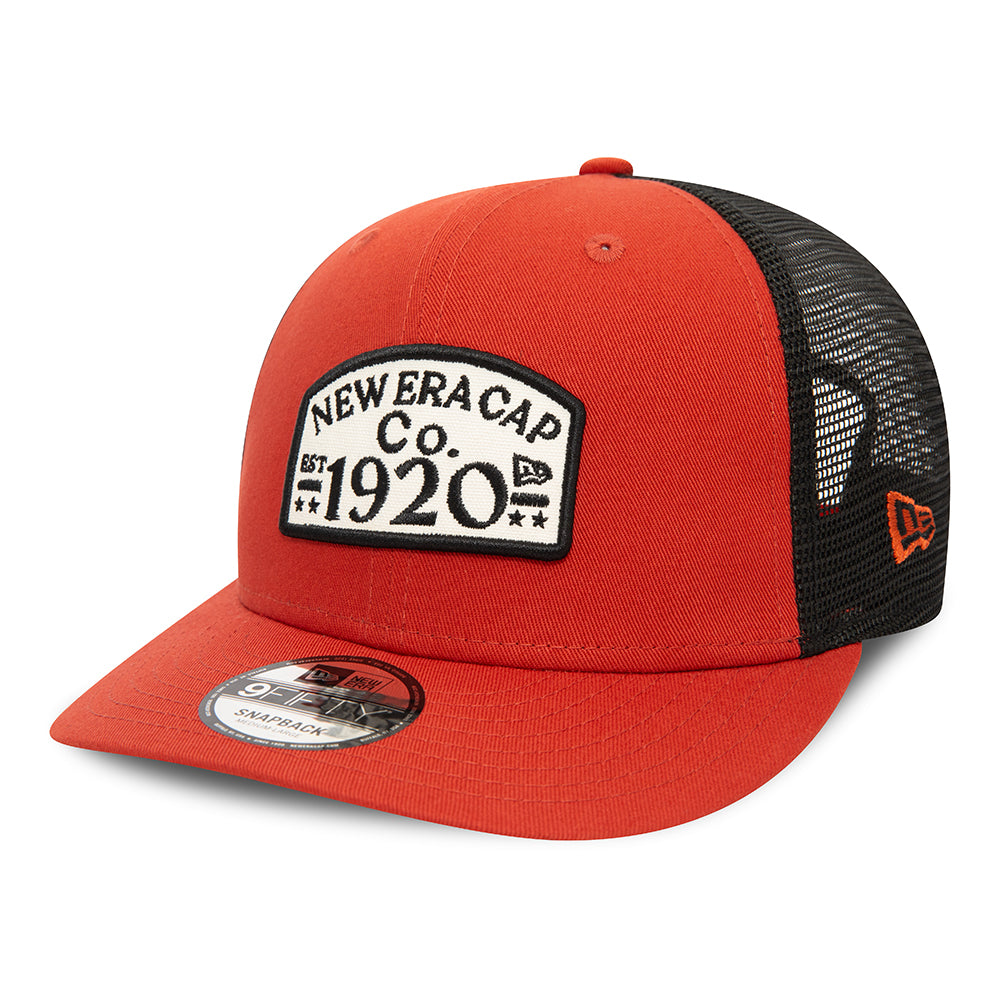 Gorra Trucker 9FIFTY de New Era - Ladrillo-Negro