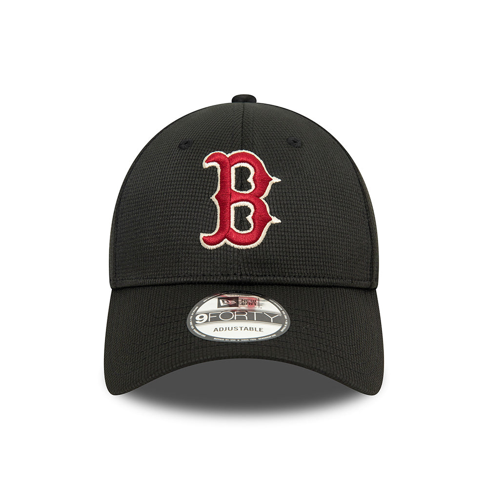 Gorra de béisbol 9FORTY MLB Pivot Knit Boston Red Sox de New Era - Negro