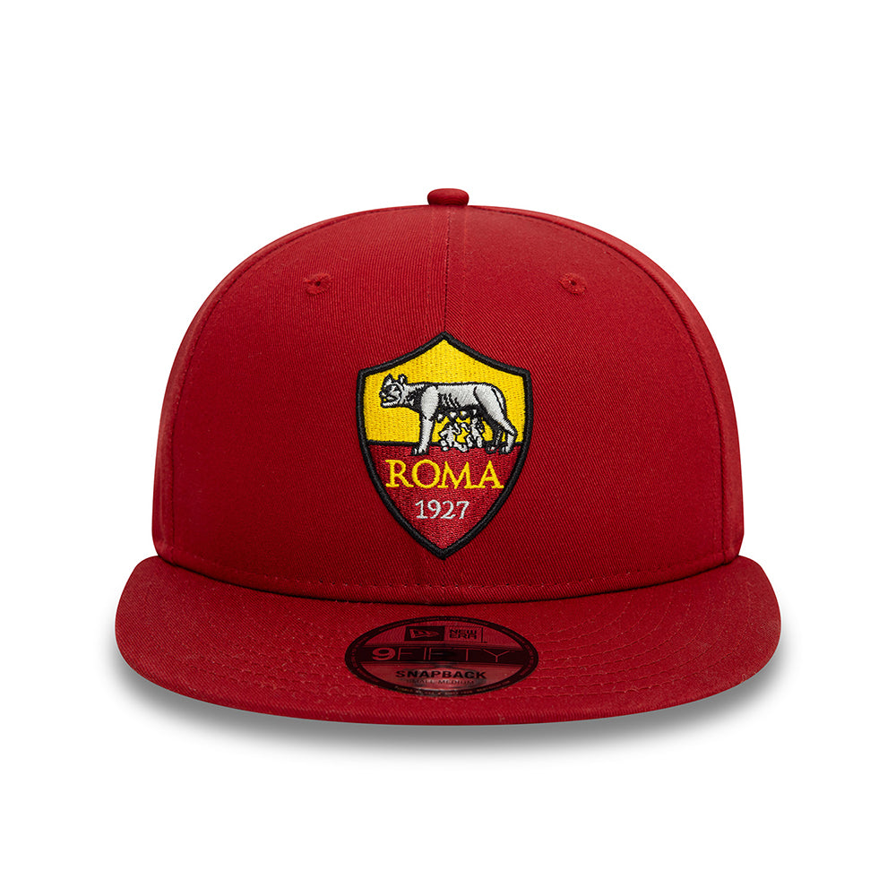 Gorra Snapback 9FIFTY Core AS Roma de New Era - Rojo