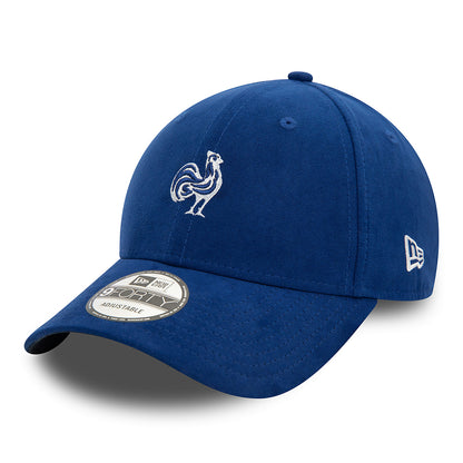 Gorra de béisbol 9FORTY Gamuza Sintética Federación Francesa de Rugby de New Era - Azul Real