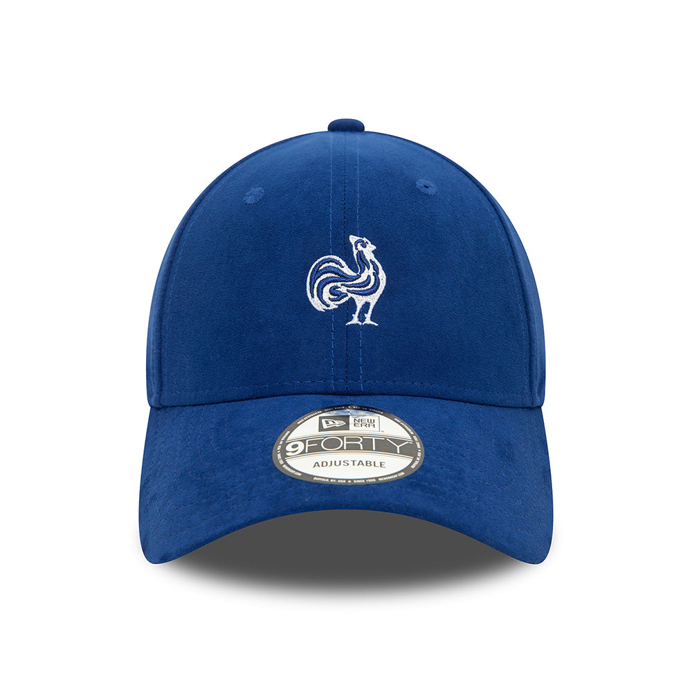 Gorra de béisbol 9FORTY Gamuza Sintética Federación Francesa de Rugby de New Era - Azul Real