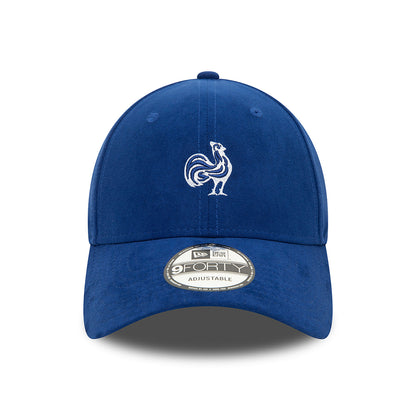 Gorra de béisbol 9FORTY Gamuza Sintética Federación Francesa de Rugby de New Era - Azul Real