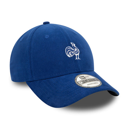 Gorra de béisbol 9FORTY Gamuza Sintética Federación Francesa de Rugby de New Era - Azul Real