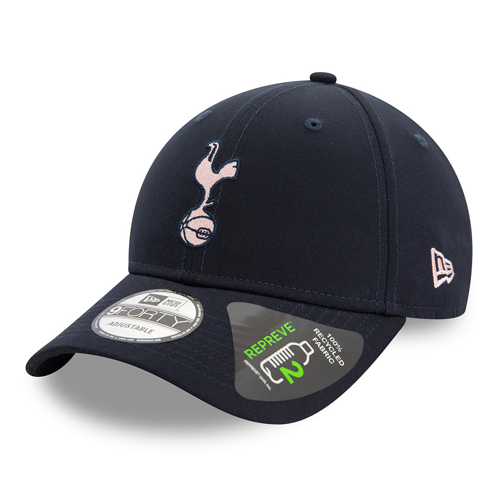 Gorra de béisbol 9FORTY Repreve Tottenham Hotspur FC de New Era - Azul Marino-Rosa Claro