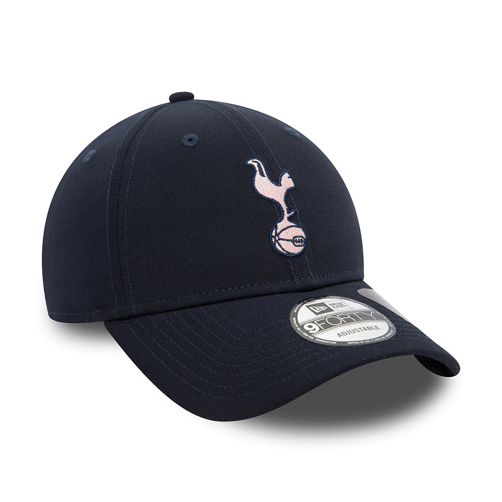 Gorra de béisbol 9FORTY Repreve Tottenham Hotspur FC de New Era - Azul Marino-Rosa Claro