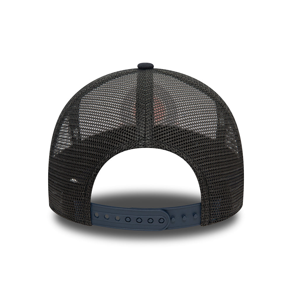 Gorra Trucker A-Frame Graphic Repreve Tottenham Hotspur FC de New Era - Azul Marino-Blanco