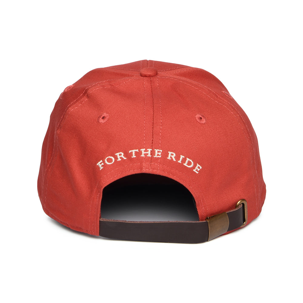 Gorra de béisbol Forecourt de algodón de Triumph Motorcycles - Rojo Óxido