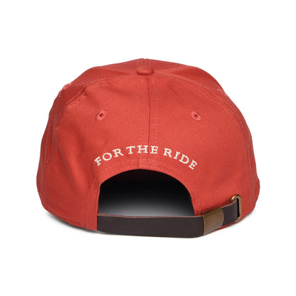 Gorra de béisbol Forecourt de algodón de Triumph Motorcycles - Rojo Óxido