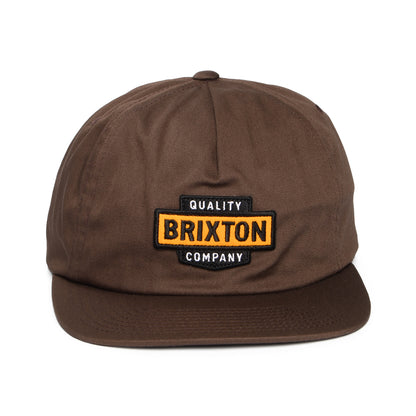 Gorra Snapback Osborn MP de Brixton - Marrón