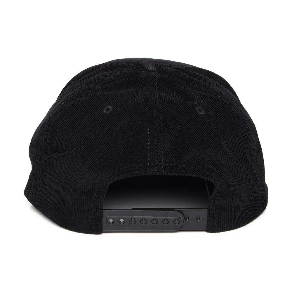 Gorra Snapback Oath III de pana de Brixton - Negro