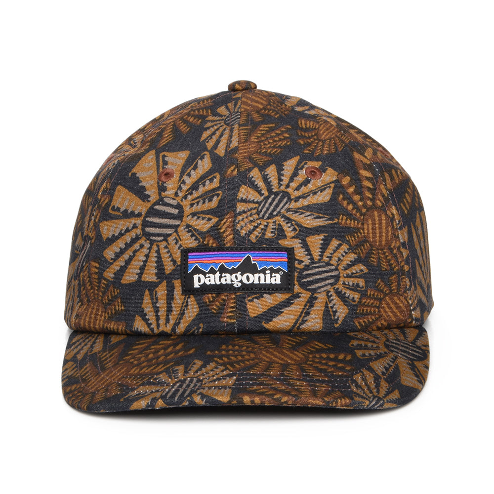 Gorra de béisbol Sun Wave P-6 Label Trad de algodón orgánico de Patagonia - Azul Marino-Multi