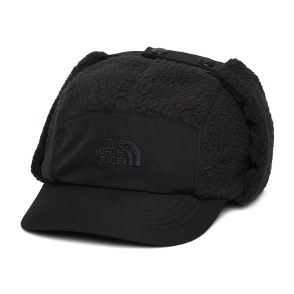 Gorra 5 paneles Cragmont repelente al agua de forro polar con orejeras de The North Face - Negro