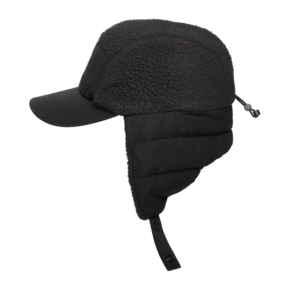 Gorra 5 paneles Cragmont repelente al agua de forro polar con orejeras de The North Face - Negro