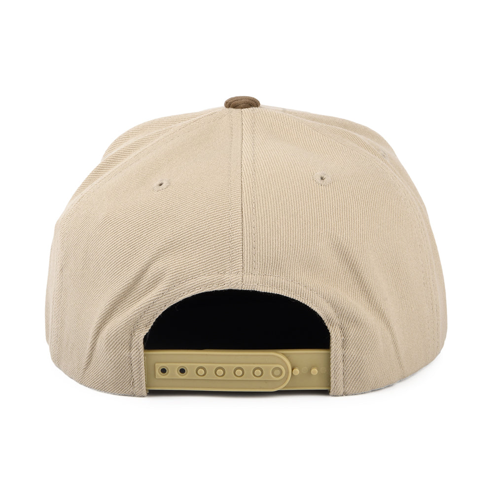 Gorra Snapback Oath III de Brixton - Kaki-Sepia