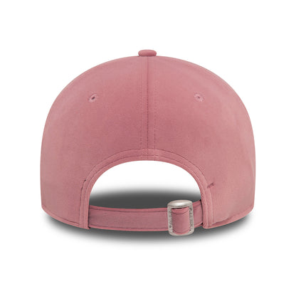 Gorra de béisbol 9FORTY - MLB Velour Diamante New York Yankees para mujeres de New Era - Rosa