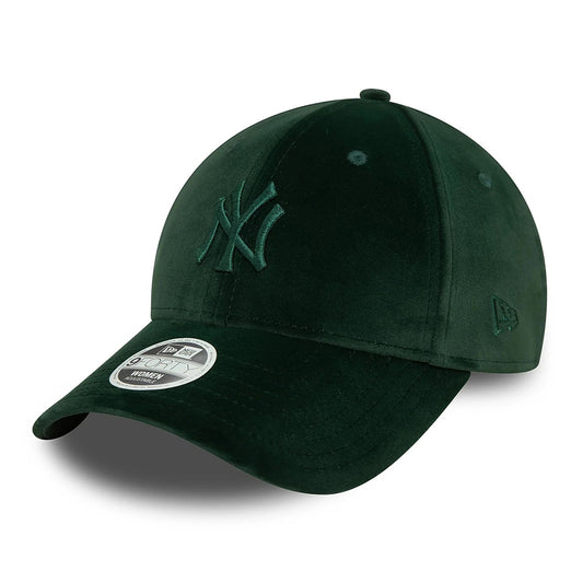 Gorra de béisbol 9FORTY MLB Velour New York Yankees de New Era - Verde Oscuro