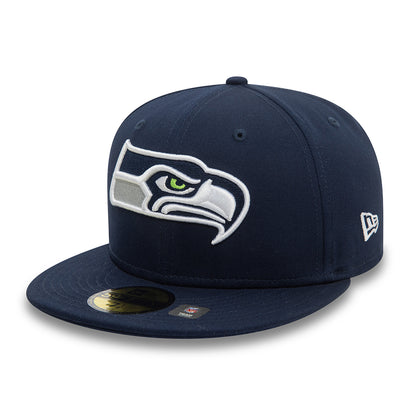 Gorra de béisbol 59FIFTY NFL OTC Seattle Seahawks de New Era - Azul Marino