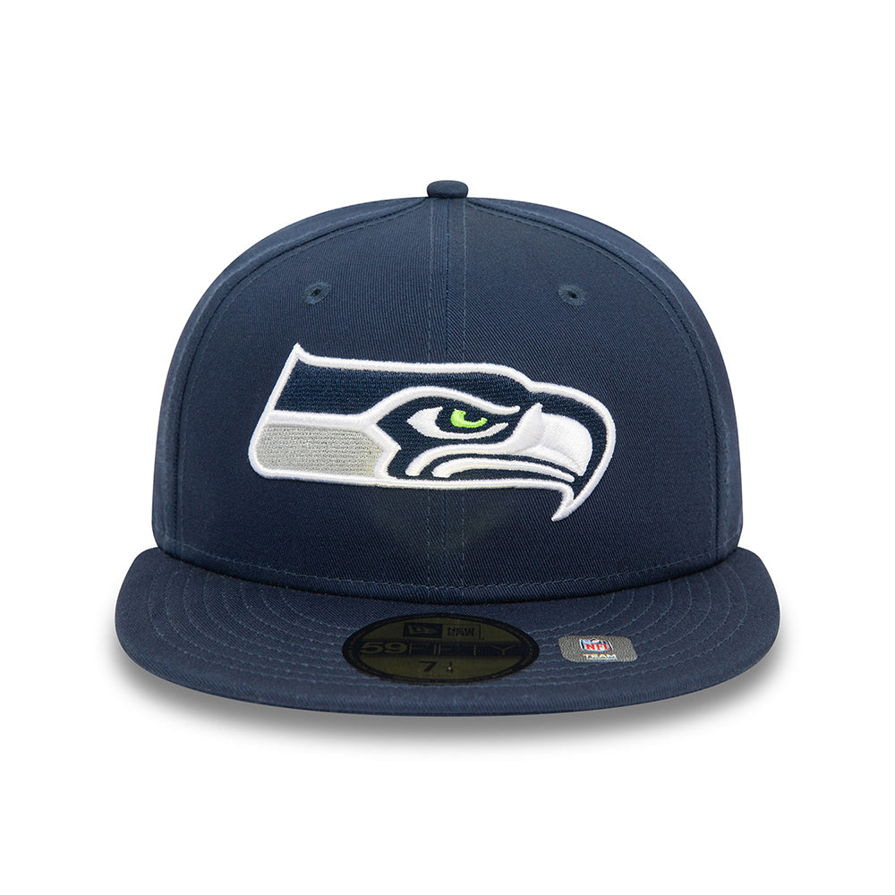 Gorra de béisbol 59FIFTY NFL OTC Seattle Seahawks de New Era - Azul Marino